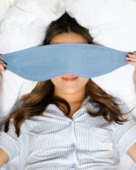 Soft and Breathable Unisex Tencel Sleep Mask - Sky Blue