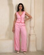 Blush Stripe Trousers