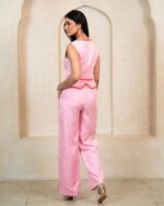 Blush Stripe Trousers - Image 3