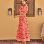 Crimson Tropic Katie Dress