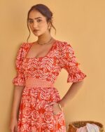 Crimson Tropic Katie Dress - Image 2