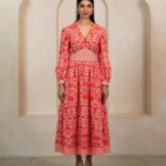 Crimson Tropic Pippa Dress