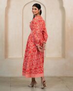 Crimson Tropic Pippa Dress - Image 3