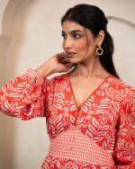 Crimson Tropic Pippa Dress - Image 4
