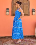 India & Mills X Monsoon Cobalt Maddie Dress - Image 3