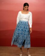 Indigo Tropic Amanda Skirt - Image 2
