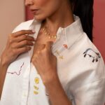 Saffron Soul Embroidered Shirt