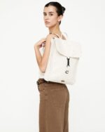 Handy Mini Backpack Ecru Dots