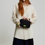 Kei Lithe Washbag Black Lime