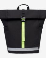 Lars Roll Backpack Black Lime - Image 3