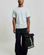 Lars Roll Backpack Black Lime - Image 5