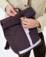 Lars Roll Backpack Wine - Image 6