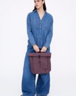 Roll Mini Backpack Maroon - Image 3