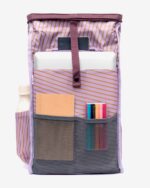 Roll Mini Backpack Maroon - Image 4