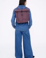 Roll Mini Backpack Maroon - Image 5