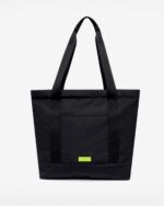 Strata Tote Bag Black Lime - Image 4