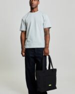 Strata Tote Bag Black Lime - Image 2