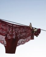 Brazilian Dawa Deep Red Lace Shorts - Image 2
