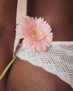 Dawa Recycled Lace Tanga In White - Image 3