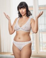Dawa Recycled Lace Tanga In White - Image 2