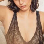 Dawa Scarf-Style Bra In Black