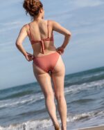 Kara Terracotta Bikini Briefs - Image 4
