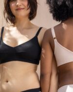 Mei Black Bralette In Organic Cotton - Image 4
