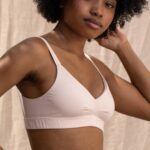 Mei Soft Cotton Bralette In Nude