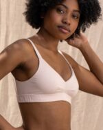 Mei Soft Cotton Bralette In Nude