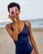 Tana Navy One-Piece Swimsuit - Image 3