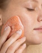 100% Pure Konjac & Pink Clay Compostable Face Sponge - Image 2