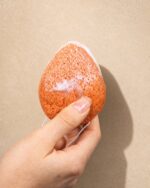 100% Pure Konjac & Pink Clay Compostable Face Sponge - Image 6