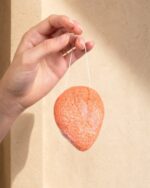 100% Pure Konjac & Pink Clay Compostable Face Sponge - Image 3