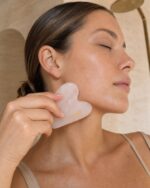 100% Rose Quartz Face Sculpting Gua Sha - Image 5