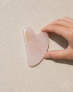 100% Rose Quartz Face Sculpting Gua Sha - Image 3
