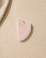100% Rose Quartz Face Sculpting Gua Sha - Image 2