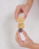 Mini Round Individual Bamboo Compact - Image 2