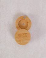 Mini Round Individual Bamboo Compact - Image 3