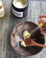 Natural Mixing Bowl With Wooden Spoon | Coconut Shell - Image 3