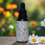 floral geranium neroli chamomile rejuvenating, protecting face oil, natural