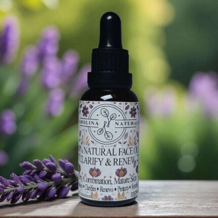lavender and myrrh rejuvenating, protecting face oil, natural