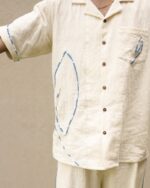 Asok Kala Cotton Hand-Block Print Shirt - Image 3