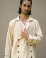 Bodhi Unisex Jacket In Khadi Handloom