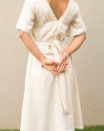 Dhara Dress In Kala Cotton With Bagh Hand-Block Print - Image 3