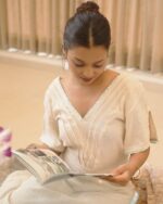 Dhara Dress In Kala Cotton With Bagh Hand-Block Print - Image 4
