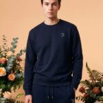 Embroidered P Organic Cotton Sweatshirt