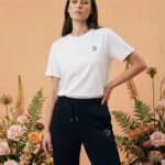 Embroidered P Organic Cotton T-Shirt