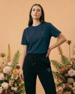 Embroidered P Organic Cotton T-Shirt - Image 5