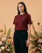 Embroidered P Organic Cotton T-Shirt - Image 7