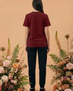 Embroidered P Organic Cotton T-Shirt - Image 2